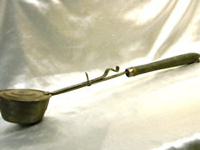 ANCIENNE BASSINOIRE CHAUFFERETTE CHAUFFE LIT ART POPULAIRE FER FORGE 19 EME