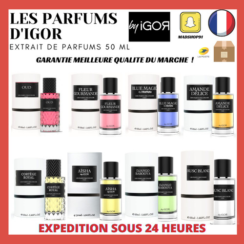 Les parfums igor aisha - les, d'igor