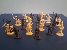 Lot De 20 Guerriers Moyen Âge