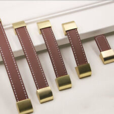 2X PU Bouton Tiroir Poignée