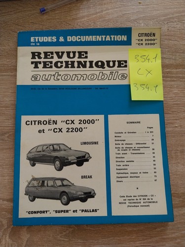 Revue technique citroen - technique,