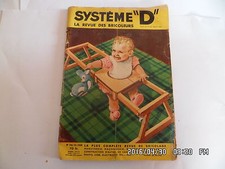 SYSTEME D N°156 DECEMBRE 1958 PARC PROMENEUR POUR BEBE ESCABEAU PLIANT    G76