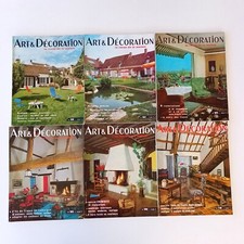 Lot 6 revues anciennes Art et