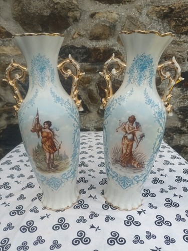 Grands vases 5cms en - grands, 34.5cms