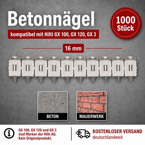 Clous béton 1000 - 16,