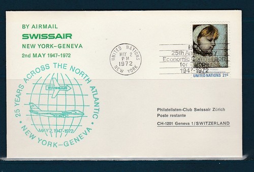 Enveloppe vol swissair - vol,