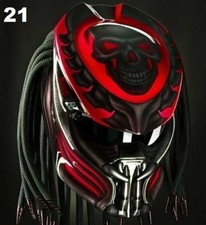 LE CASQUE PREDATOR CUSTOM RED