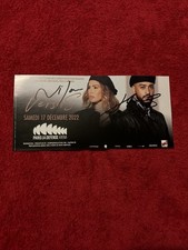 Flyer Dédicacé Autograph Vitaa Slimane Versus Tour