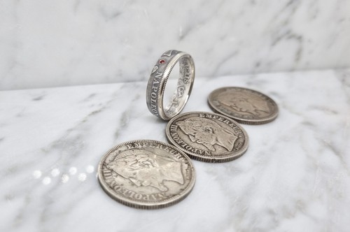 Bague pièce monnaie - de, 2
