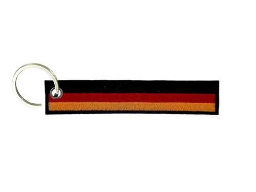 Porte cle cles - clef, brode