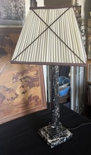 Pied De Lampe Marbre Abat Jour
