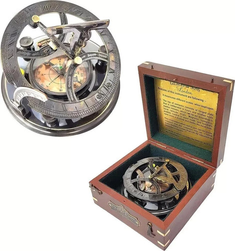 Cadran solaire ancien vintage