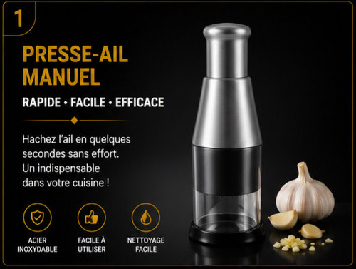Presse Ail Manuel Hachoir
