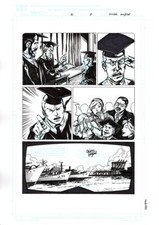 Oliver Hudson Planche originale #2 MIKROS (Jean-Yves Mitton) Original art comics