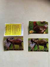 STICKER NO PANINI VACHE QUI RIT ANIMAUX DE LA FERME 1979 POULE CHÈVRE 1CHOIX