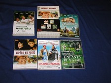 5 DVD JACQUES VILLERET" VIPERE AU POING,UN CRIME AU PARADIS, ENFANTS DU MARAIS..