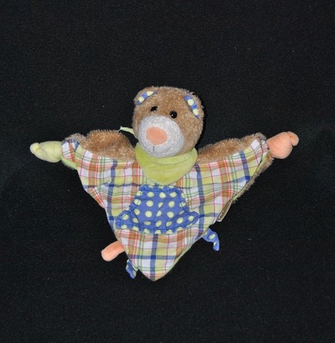 Peluche doudou ours - , plat