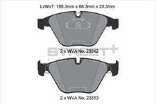 Plaquettes de frein BMW 6