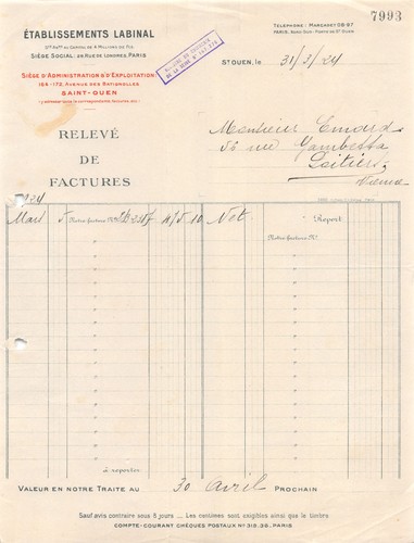 1928 ets labinal - labinal, a