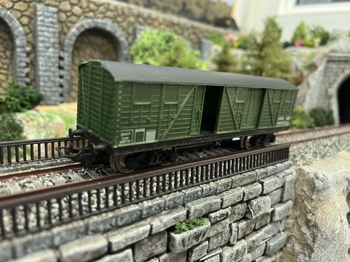 Wagon couvert bogie jouef - couvert, ho