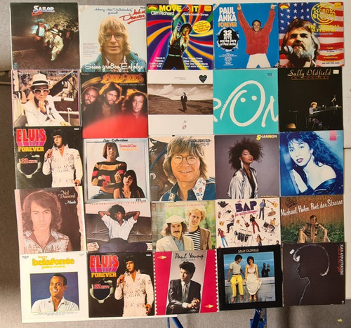 25x vinyles rock pop - 25x, rock/pop/autres