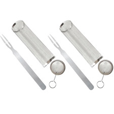 Ensemble De 3 Pièces Panier De Filet De Barbecue En Acier Inoxydable Pour Viande