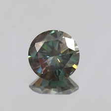 Aaa vert foncé moissanite - foncé,