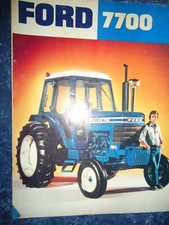 FORD 7700 TRACTOR BROCHURE