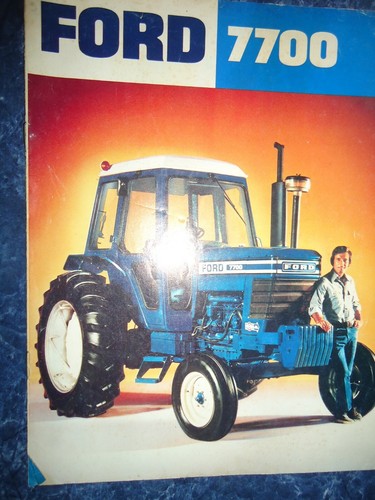 Ford 7700 tractor brochure - 7700,
