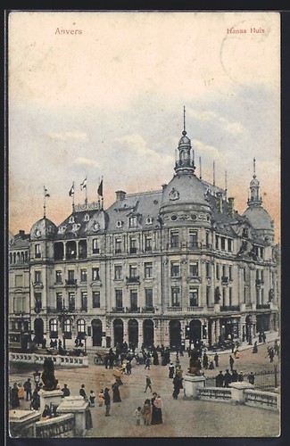 Cpa anvers hansa huis - anvers,,