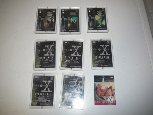 Lot cartes topps - de, x-files