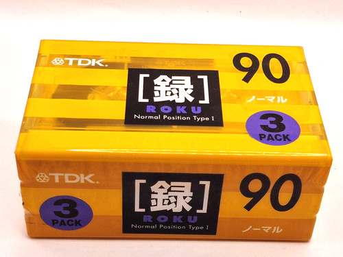 Tdk roku 3pack - roku, cassette