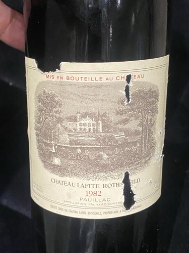 Chateau lafite rothschild 1982 - chateau,