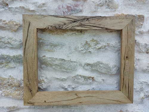Cadre photo artisanal vieux - photo,