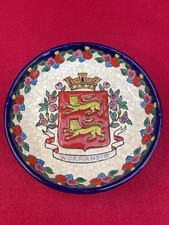 Coupelle Ancienne Émaux de Longwy  Blason Normandie  Décoré à la Main