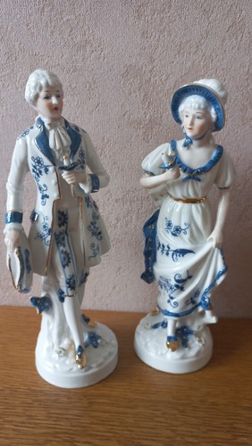 Couple statuette porcelaine - couple,