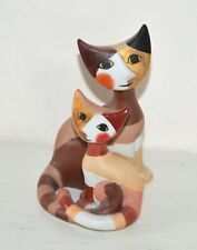 Petite statuette figurine 2 CHAT GOEBEL artiste Rosina Wachtmeister originale