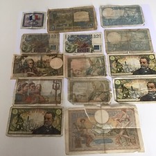 Lot Billet Francs Ancien