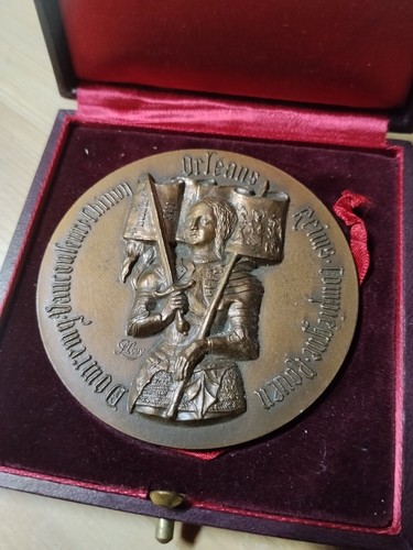 Médaille bronze jeanne - médaille,