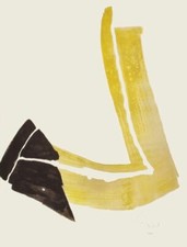 Pierre TAL-COAT PENCHÉE II 1970 lithographie signée