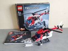 LEGO Technic 42092 Hélicoptère Sauvetage Complet Boîte Notice Sans Stickers