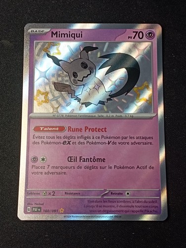 Carte pokémon mimiqui - carte,