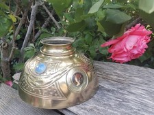 Rarissime chapeau de lampe parisienne - médaillons avec portraits de femmes