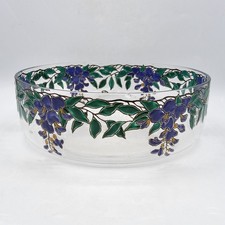 Coupe verre soufflé émaillé