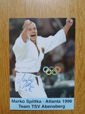 Judo - Carte dédicacée Marko Spittka