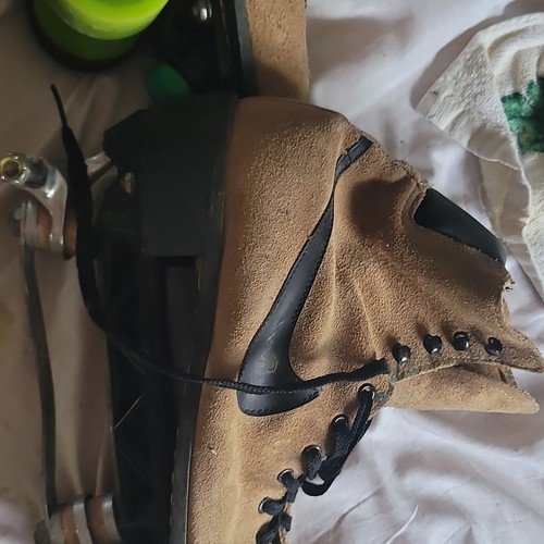 Nike tan suede quad - suede,