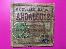 rare pochette collection RACINE ANDALOUSE  pêche moulinet ancien root &  gut