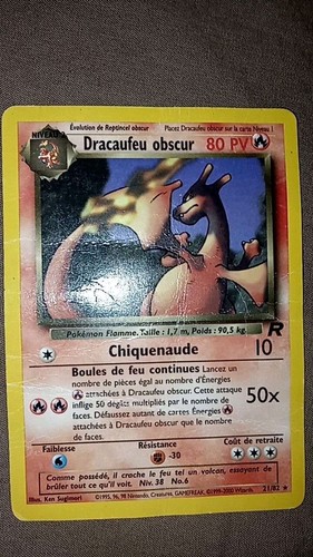 Carte pokémon dracaufeu - pokémon,