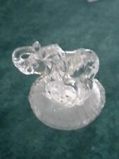 Éléphant  en cristal d'Arques.