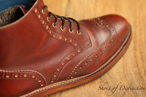 Chaussures bottes derby brogue